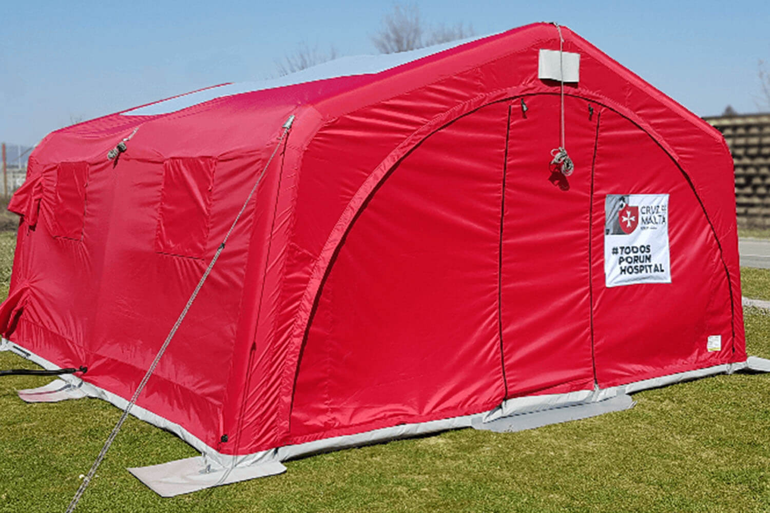 Inflatable medical tent Nixus PGK for Order of Malta