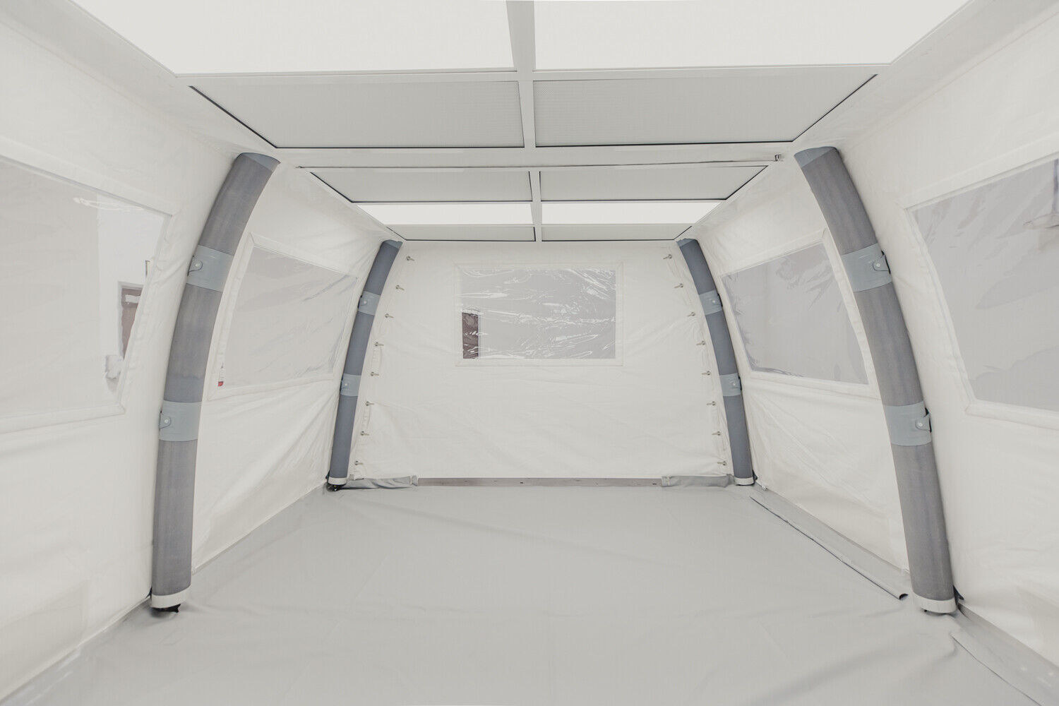 Interior of the Astropak instant cleanroom - Nixus ERA tent