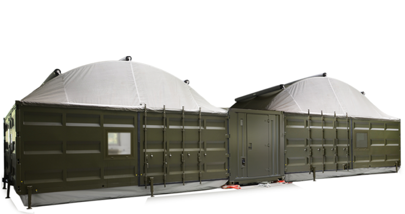 Ecos - Rapid Deploy Container With Inflatable Tent 