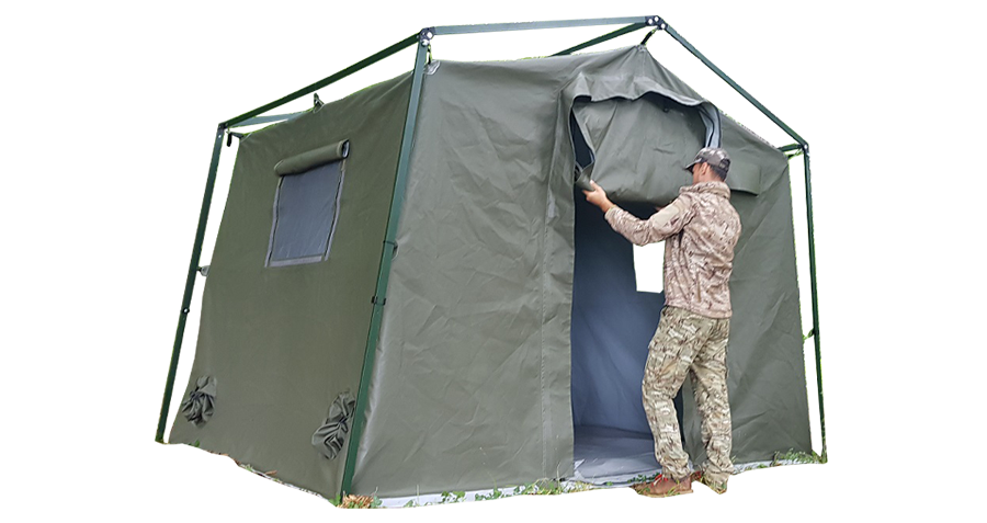 Lightweight rapid deploy metal frame military tent Nixus FOLD-L